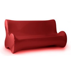 Morbido divano divano rosso di Vondom