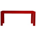 Jut Mesa 180 mesa Retangular vermelho de empuxo