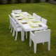 Jut Mesa 280 Table Rectangulaire Vondom Blanc