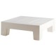 Jut Vondom basso Mesa 60 tavolo bianco