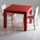 JUT Mesa 90 tabla alto Vondom rojo