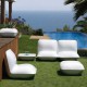 Pillow Puff Ottoman Vondom white