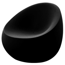 Stone armchair Vondom black