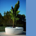 Vases Islands bench Vondom white planter