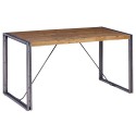 Piccolo tavolo in legno e metallo 140 x 60 KosyForm