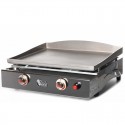 Plancha Tonio Lagoa 2 lights box and plate stainless steel gas