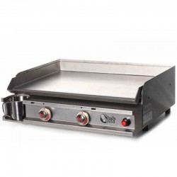 Plancha Gaz Tonio 2 Feux Caisson et Plaque Inox Plancha Gaz Tonio 2 Feux Caisson et Plaque Inox