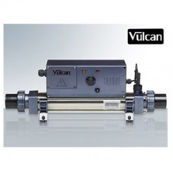 Vulcan calentador titanio análogo 9kW ordenar encima de suelo de la piscina y enterrado