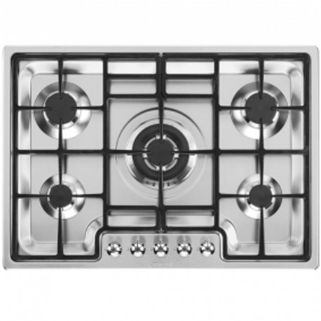 Tabella di cottura Smeg Elite PGF75-4 a gas in acciaio inox cm 75 Tabella di cottura Smeg Elite PGF75-4 a gas in acciaio inox cm 75