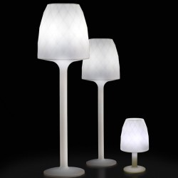 Lampe Design weiße H220 Vondom Vasen