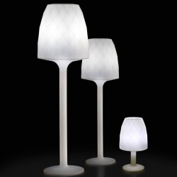 Lamp Design white H180 Vondom Vases
