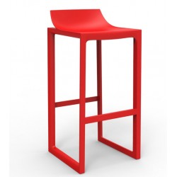 Tabouret Haut Wall Street Vondom Rouge Tabouret Haut Wall Street Vondom Rouge