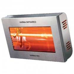 Calefacción por infrarrojos Varma V400 Acero inoxidable 2000 vatios
