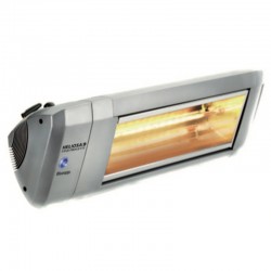 Riscaldamento elettrico a raggi infrarossi HELIOSA modello argento 9-2 - 4000 W IPX5 Bluetooth