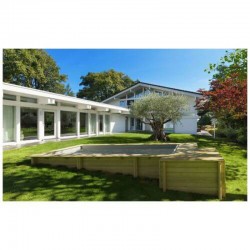Piscine Urbaine Procopi en Bois 420 x 350 x H 133 Couverture Automatique Coffre et Fitration Piscine Urbaine Procopi en Bois 420 x 350 x H 133 Couverture Automatique Coffre et Fitration