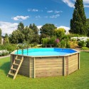 Piscina de madeira Tropic 505 octogonal BWT myPOOL