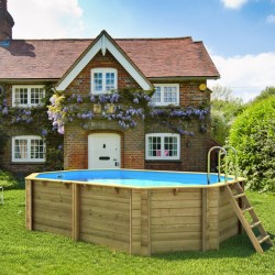 Piscine Bois Hors-Sol TROPIC Octogonale+ 523 x 313 BWT myPOOL Piscine Bois Hors-Sol TROPIC Octogonale+ 523 x 313 BWT myPOOL