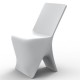 Set of 2 chairs Vondom design Sloo white