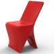 Set of 2 chairs Vondom design Sloo Red