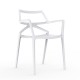 Lot de 4 Chaises Delta Vondom Blanc