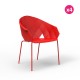 Lot de 4 chaises Vases Vondom Rouge