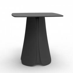 Tavolo di design Pezzettina VONDOM antracite 90x90xH72