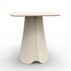 Tavolo di design Pezzettina VONDOM ecru 90x90xH72