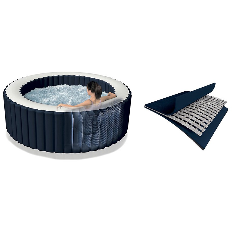 Spa Gonflable Blue Navy - INTEX PureSpa - 6 places - Discount SPA