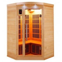Sauna infrarouge Apollon Quartz 2 à 3 places France Sauna