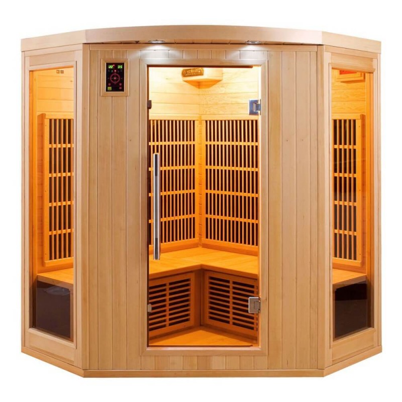 Infrared Sauna Apollon Quartz 3 to 4-seater France Sauna