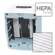 Ventilador Dyson caliente puro y purificador HP04 fresco