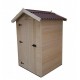 Casetta da giardino in legno Eden Habrita L140 x P145 x H203 con pavimento
