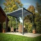 Lame orientabili bioclimatiche Pergola 11m2 e facciata Brise-Vue 3,6 m