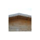 Thermabri Garden Shelter em Madeira Maciça de 23,82 m2 com telhado de aço Habrita