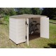 Habrita Solid Wood Garden Shelter 5.76 m2 with floor and roof in corrugated plates