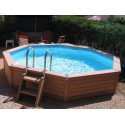 Urban pool Procopi XL wooden 650 x 350