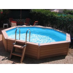 Piscine bois Zodiac Azteck Hors-sol ronde 540