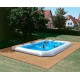 Kit piscine hors-sol autoportante Zodiac HIPPO 40 rectangulaire 1180 x 770 x 125
