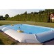 Kit selbsttragendes Schwimmbad HIPPO 10 rechteckig 1180 x 770 x 125