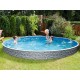 Piscina rotonda Azuro PoolMarina lusso freestanding o sepolto 5.5x1.20