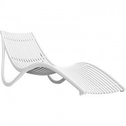 Lot de 2 Chaises Longues Vondom Ibiza Blanc