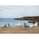 Lot de 4 Tables basses Vondom Ibiza noir Manta