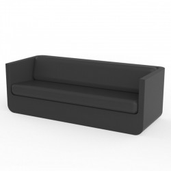 Vondom Ulm sofa with anthracite cushions