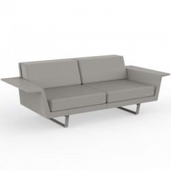 Sofa Vondom Delta sofa taupe 2 plaatsen