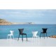 Lot de 4 Chaises Love Vondom Manta noir