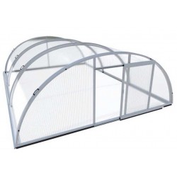 Couverture de Piscine en Aluminium et Polycarbonate 394 x 854 x 140