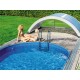 Pool shelter in Aluminum and Polycarbonate 514 x 1066 x 178