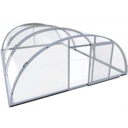 Abri de Piscine en Aluminium et Polycarbonate 514 x 1066 x 178