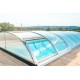 Abri de Piscine en Aluminium et Polycarbonate 390 x 642 x 75