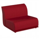 Central Sessel Vondom Design Suave Aus Stoff häuten rot Grenat 1046